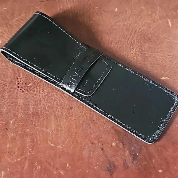 Givenchy Black Ballpoint Pens and Pencil set with Case & Original Box - Picture 5 of 6